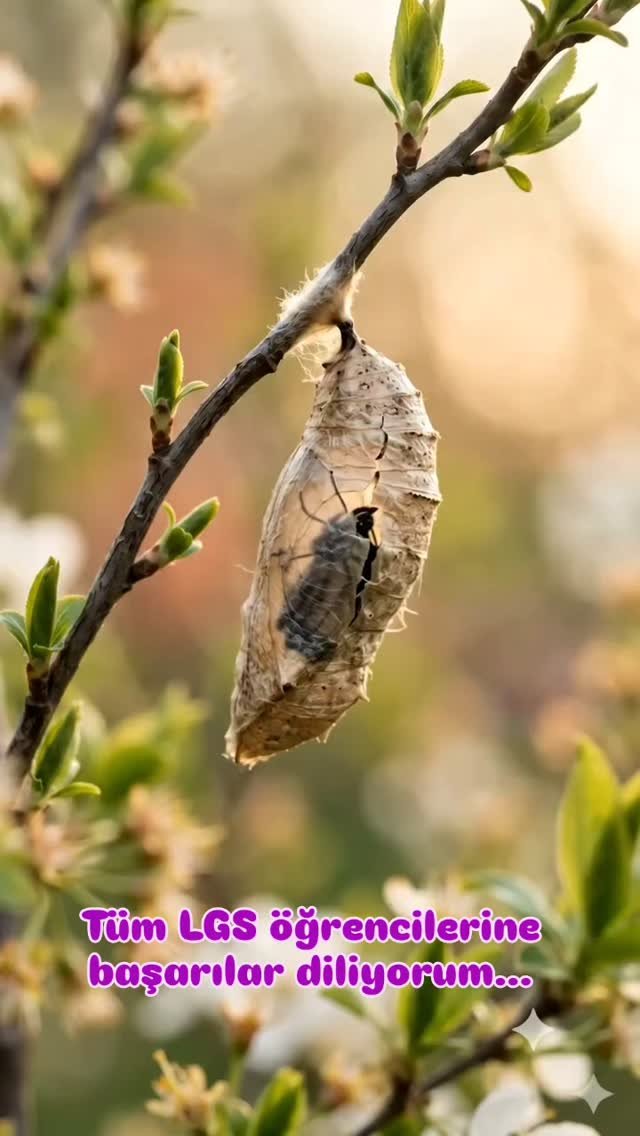 Tıpkı bu kelebek gibi… 

Zorlandın, gayret ettin, sabrettin, vazgeçmedin. 

Şimdi emeğinin karşılığını alma zamanı. 

Sevgili LGS öğrencileri, başarılar. 🦋🤍

'Başardım' mutluluğunu yaşamanız dileğiyle